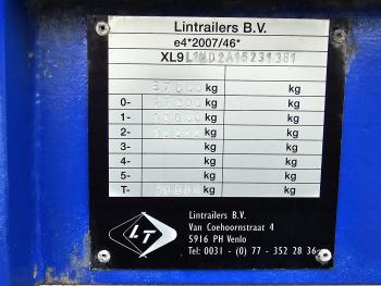 Lintrailers 2 AS SEMI DIEPLADER / UITSCHUIFBAAR / KRAAN TREKKER